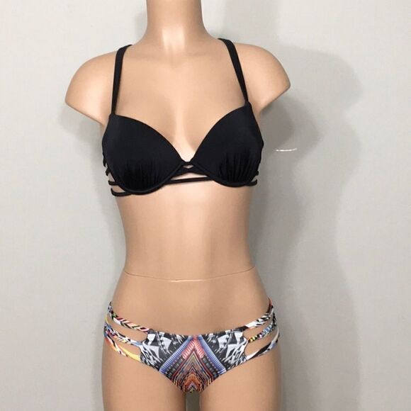PILYQ mixed bikini. 36B/S-bottom. NWT - Picture 2 of 6